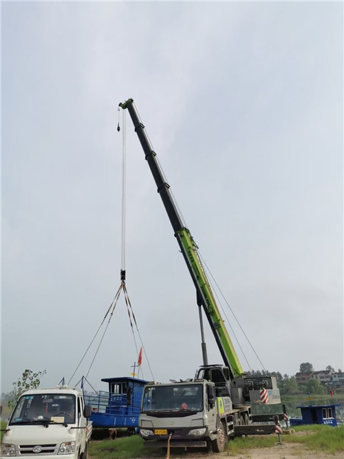 扶绥县桥梁建设吊装案例